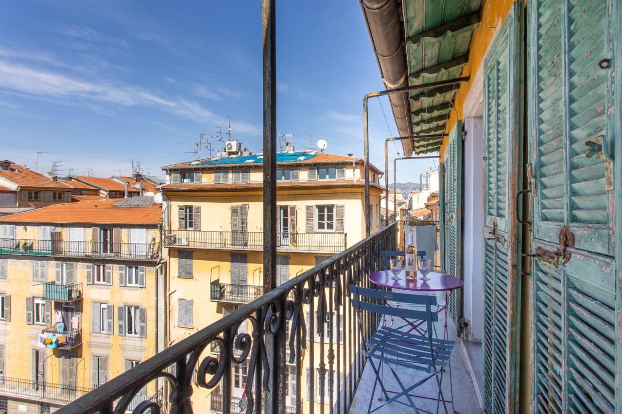 Ross 5- F2, Lumineux, Balcon, Loft, Clim, Vieux-Nice Dış mekan fotoğraf