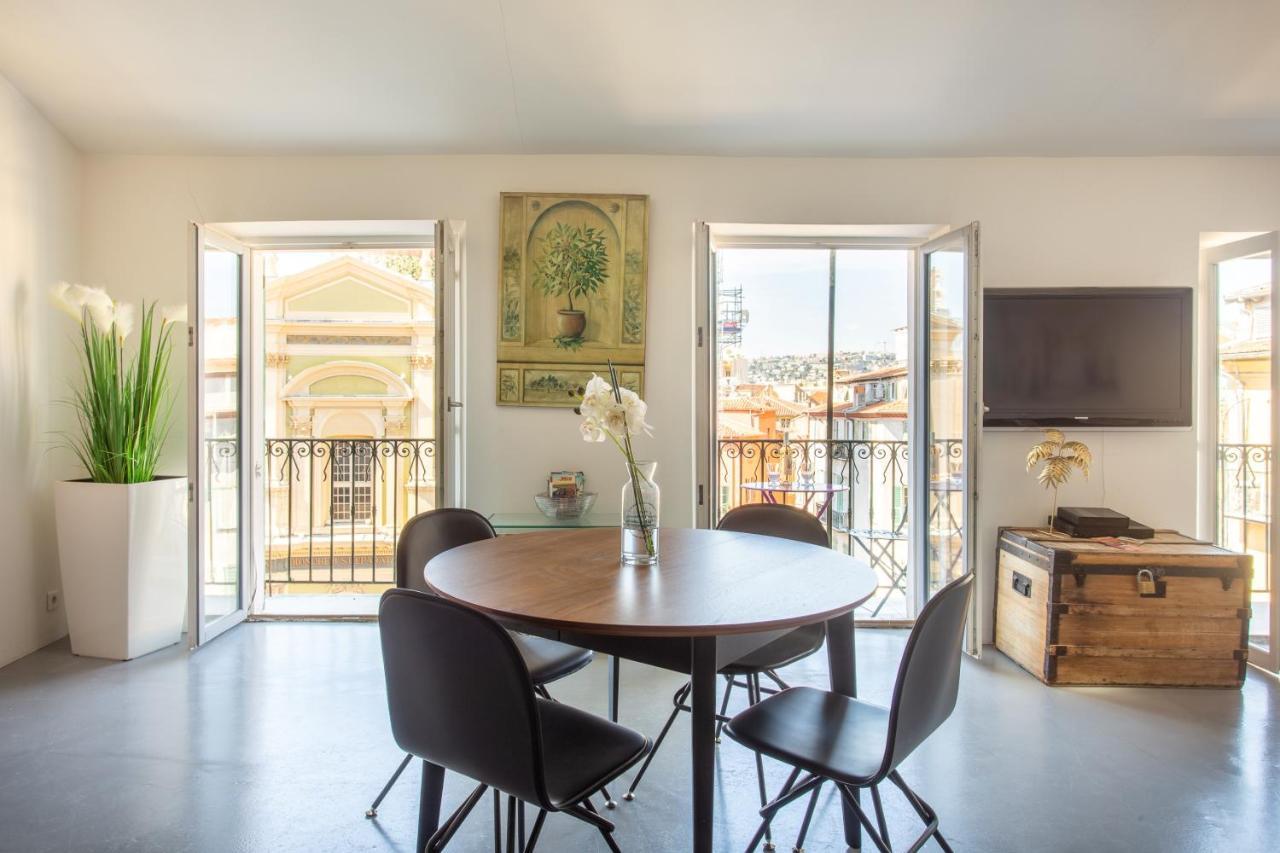 Ross 5- F2, Lumineux, Balcon, Loft, Clim, Vieux-Nice Dış mekan fotoğraf