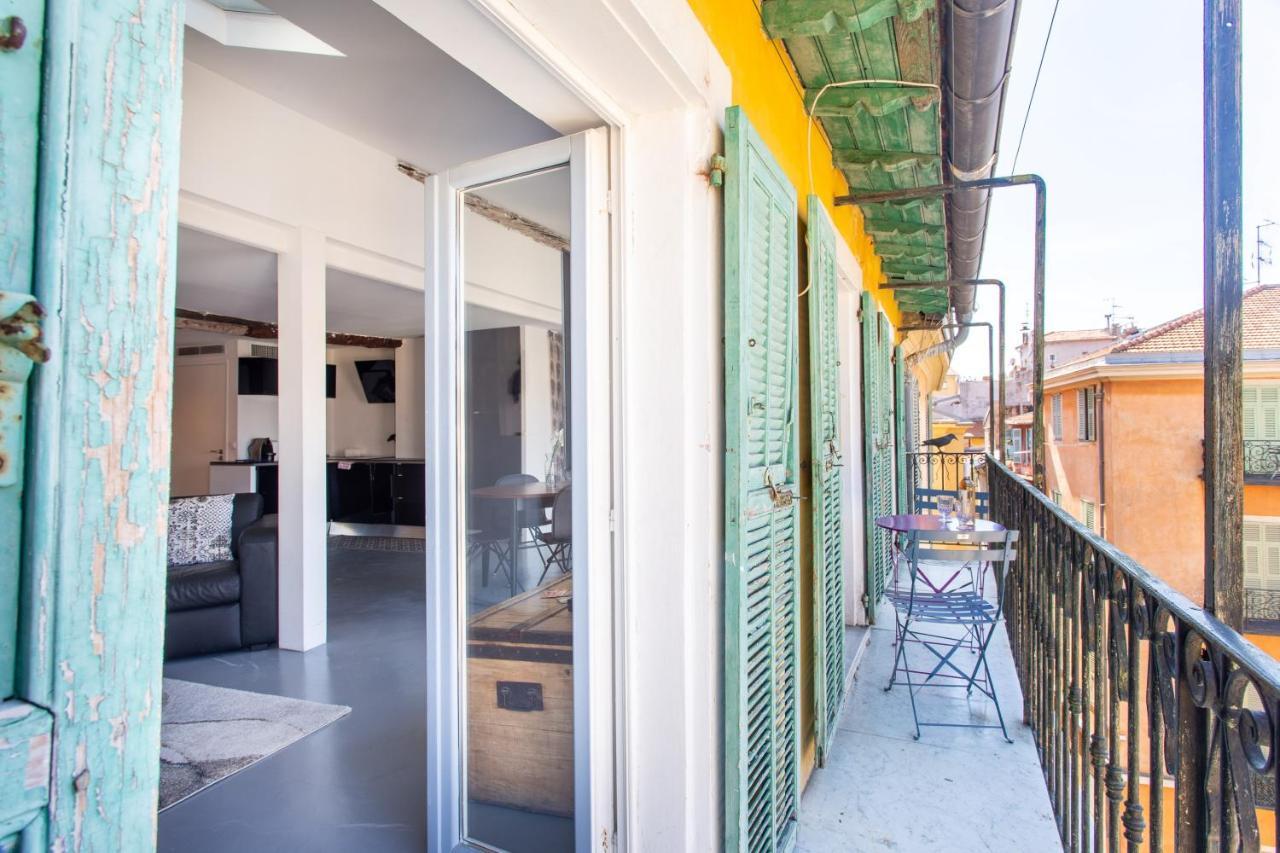 Ross 5- F2, Lumineux, Balcon, Loft, Clim, Vieux-Nice Dış mekan fotoğraf
