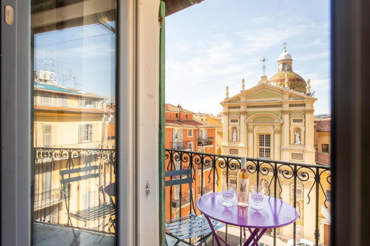 Ross 5- F2, Lumineux, Balcon, Loft, Clim, Vieux-Nice Dış mekan fotoğraf
