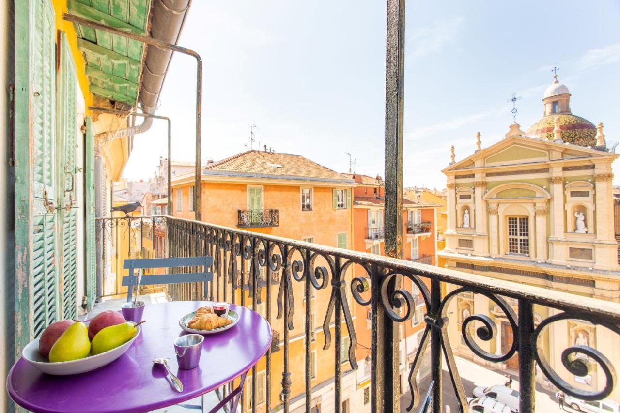 Ross 5- F2, Lumineux, Balcon, Loft, Clim, Vieux-Nice Dış mekan fotoğraf
