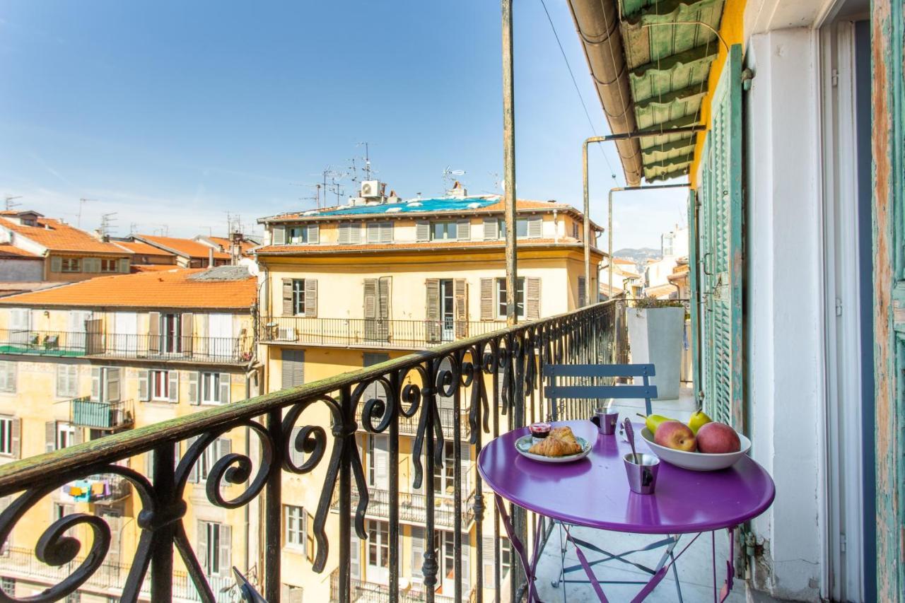 Ross 5- F2, Lumineux, Balcon, Loft, Clim, Vieux-Nice Dış mekan fotoğraf