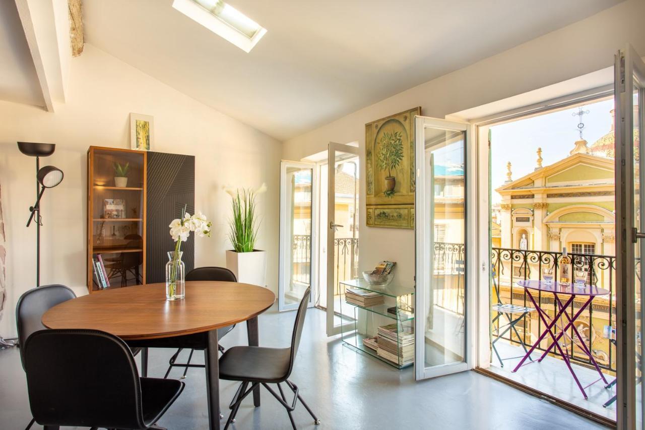 Ross 5- F2, Lumineux, Balcon, Loft, Clim, Vieux-Nice Dış mekan fotoğraf
