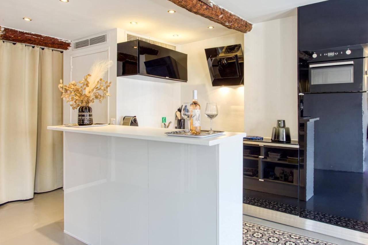 Ross 5- F2, Lumineux, Balcon, Loft, Clim, Vieux-Nice Dış mekan fotoğraf