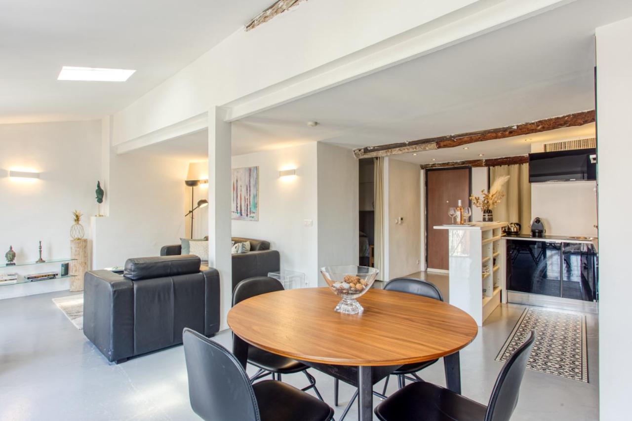 Ross 5- F2, Lumineux, Balcon, Loft, Clim, Vieux-Nice Dış mekan fotoğraf