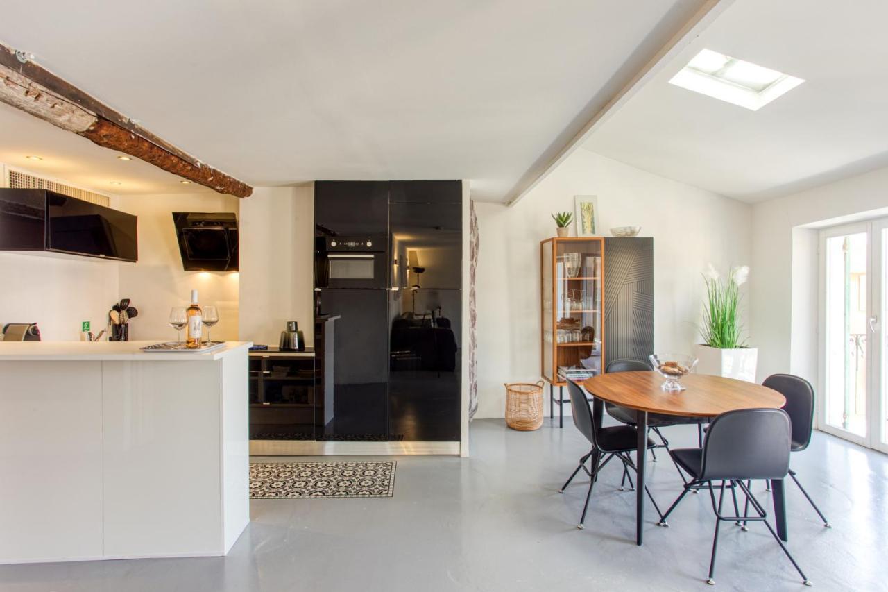 Ross 5- F2, Lumineux, Balcon, Loft, Clim, Vieux-Nice Dış mekan fotoğraf