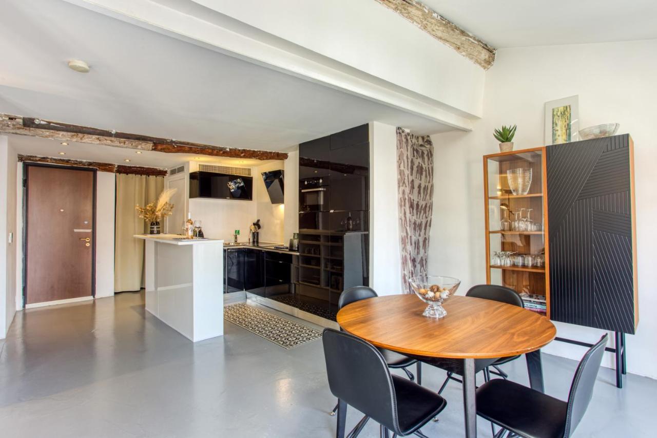 Ross 5- F2, Lumineux, Balcon, Loft, Clim, Vieux-Nice Dış mekan fotoğraf