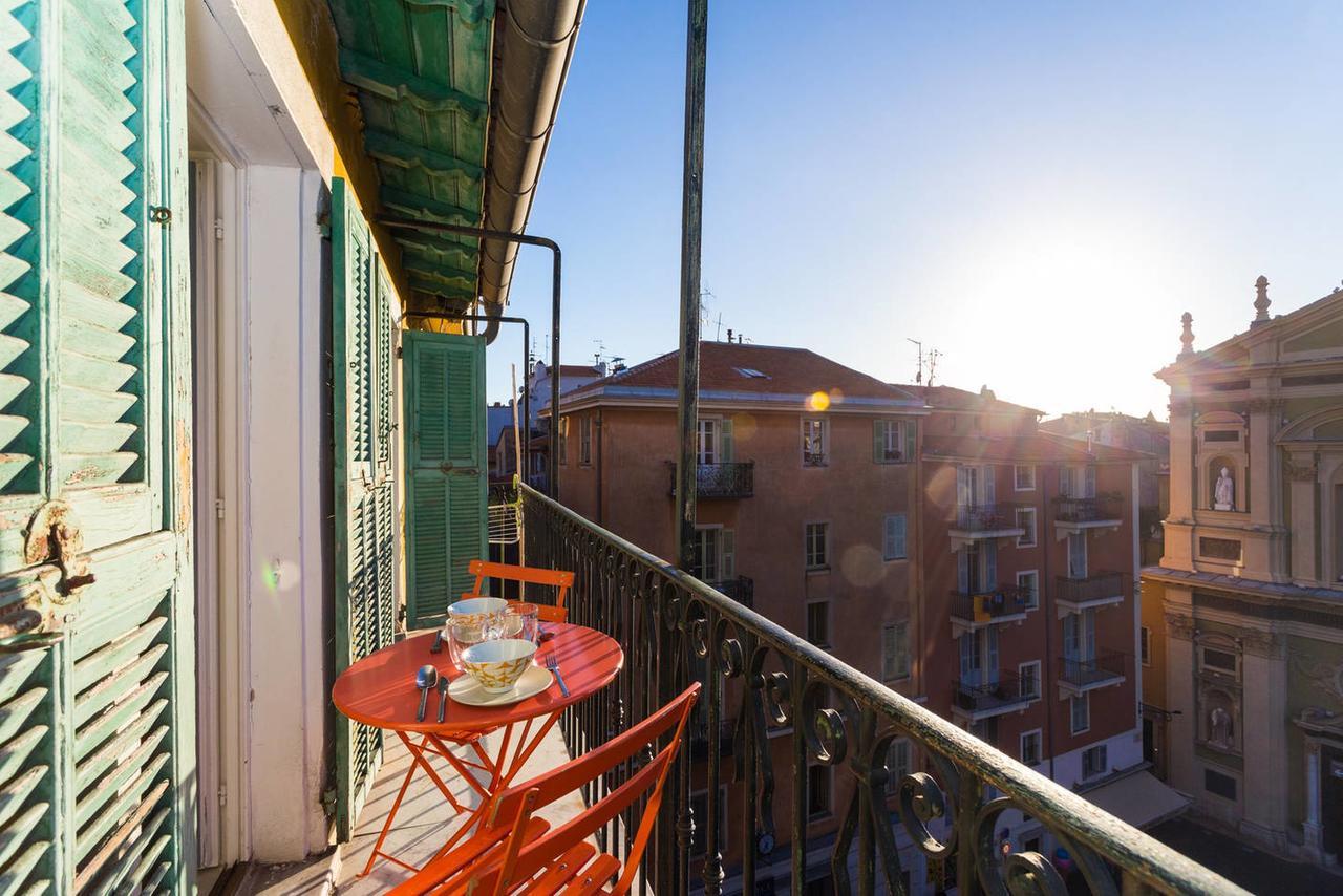 Ross 5- F2, Lumineux, Balcon, Loft, Clim, Vieux-Nice Dış mekan fotoğraf