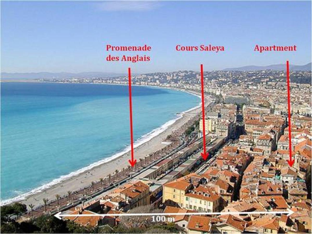 Ross 5- F2, Lumineux, Balcon, Loft, Clim, Vieux-Nice Dış mekan fotoğraf
